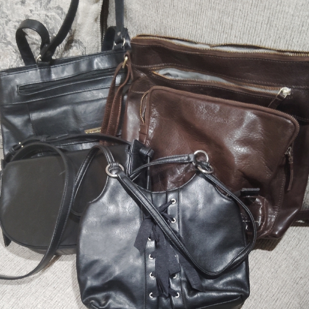 Black and Brown Leather Bags Collection